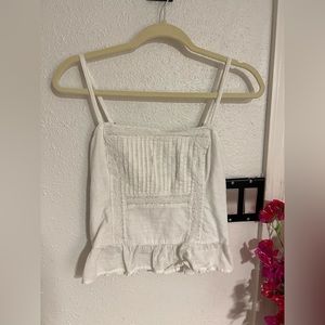 Abercrombie & Fitch Tops | Abercrombie & Fitch Ruffle Hem Cami |